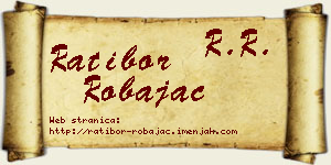 Ratibor Robajac vizit kartica